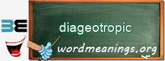 WordMeaning blackboard for diageotropic